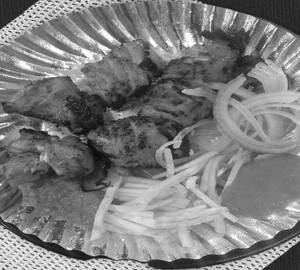Chicken tikka kebab