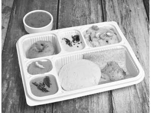 Mini Meals 3 Types Of Variety Rice, 1 Chapathi, Sweet