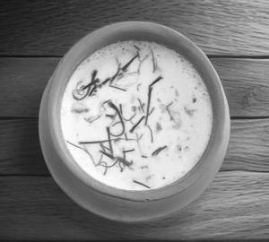 Hot walnut kesar milk