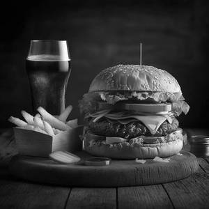 Non-veg Burger & House Fries