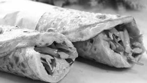 Parotta Chicken Shawarma Roll