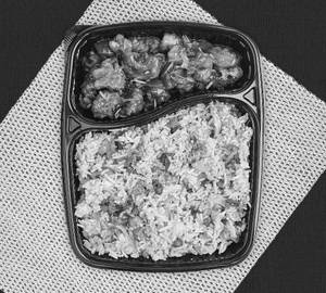 Veg Fried Rice +Chilli Mushroom     