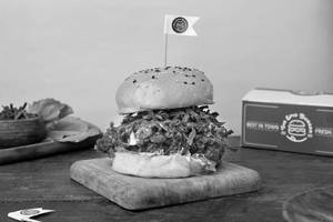 Korean Fried Chicken Burger