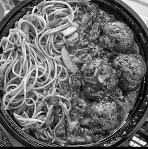 Veg Manchurian Noodles