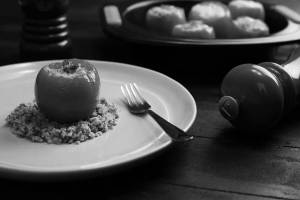 Paneer Stuffed Tomato
