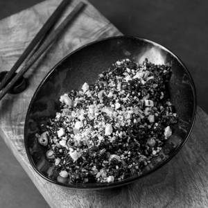 Non-Veg Stir Fried Black Rice