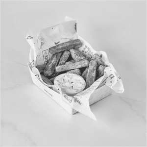 Sweet Potato Fries With Sour Cream & Chives
