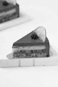Chocolate & Orange Marmalade Cake Slice