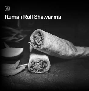Rumali shawarma