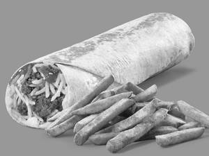 Habanero Burrito & Seasoned Fries Non-Veg