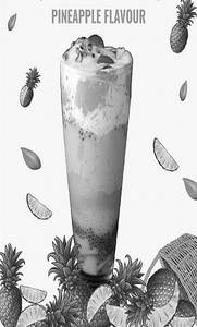 Pinnaple Faluda 250 Ml