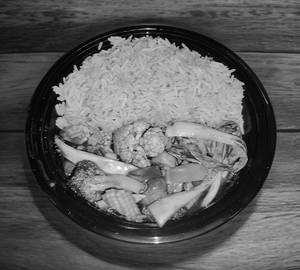 Exotic Veggies Served With Seasoned Rice
