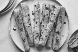 Laden Garlic Breadsticks