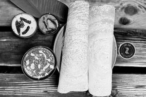 1pc Plain Dosa With Butter Chicken (2pc)
