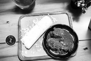 1 Puttu With Malabar Chicken (2pc)