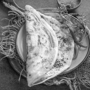 Butter Podi Egg Dosa
