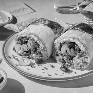 Vegan Mushroom Burrito