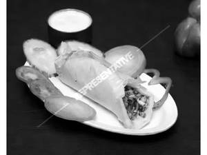 Mushroom Shawarma Roll