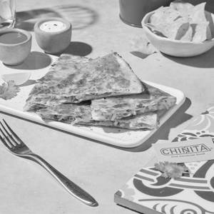 Veg Quesadilla (Cheese, Onions & Spring Onions)