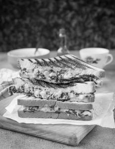Spinach Corn Sandwich