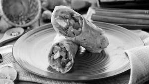 Chilli Paneer Rumali Roll