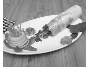Schezwan Chicken Shawarma Roll