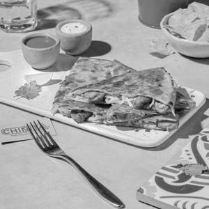 Mushroom Quesadilla
