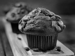 Chocolate Muffin With Topping