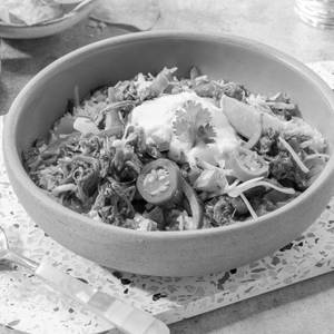 Braised Pork Burrito Bowl