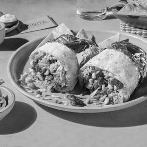 Roasted Zucchini & Corn Burrito (Spicy)