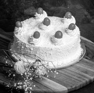 White forest cake