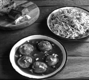 Manchurian Gravy + Fried Rice