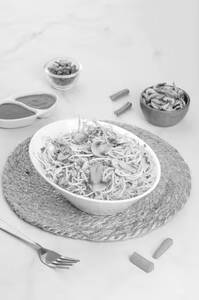 Schezwan Mushroom Noodles