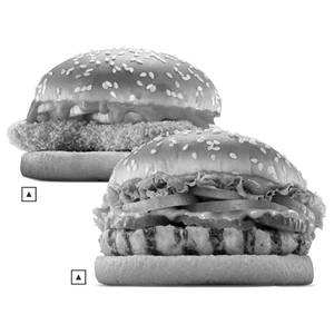 Chicken Makhani Burst + Flame Grilled Chicken Whopper Deluxe(Reg. Size Bun)