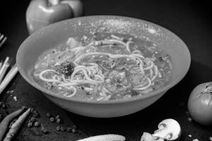 Non Veg Garlic Gravy Noodles