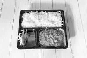 Dal Fry with Plain Rice
