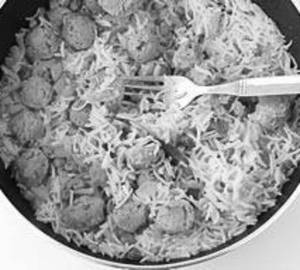Masala soya been rice