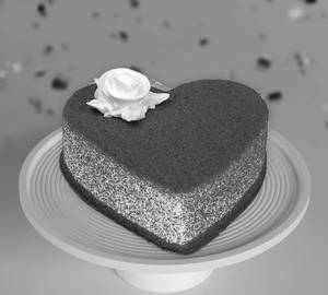 Red Velvet Heart  Cake