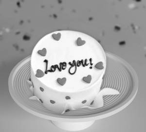 Love You Vanilla Bento  Cake[200gm]