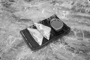 Paneer Samosa Toast