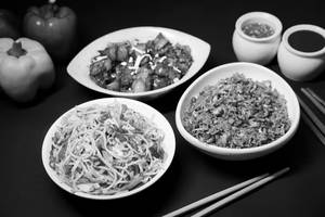 Fried Rice Or Noodles + Chilly Paneer