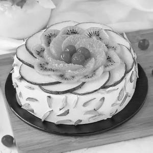 Fresh Mix Fruit Cake