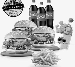 One 3 burger combo