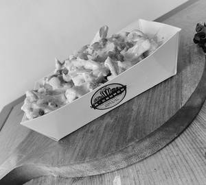 Popcorn cheese blast fries