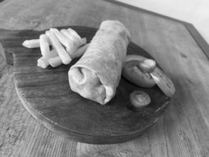 Healthy Whole Wheat Veg Wrap