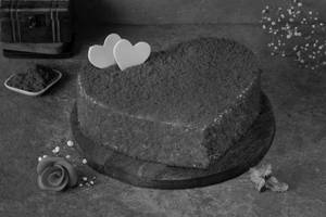 Red Velvet Heart Cake