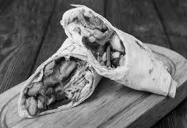 Mushroom Mixed Veg Kathi Roll