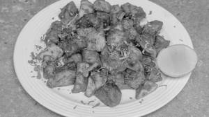 Aloo chaat (per plate)