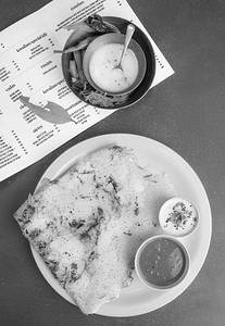 Mixed Veg Rava Masala Dosa