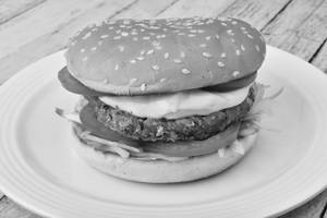 Chicken tikki burger